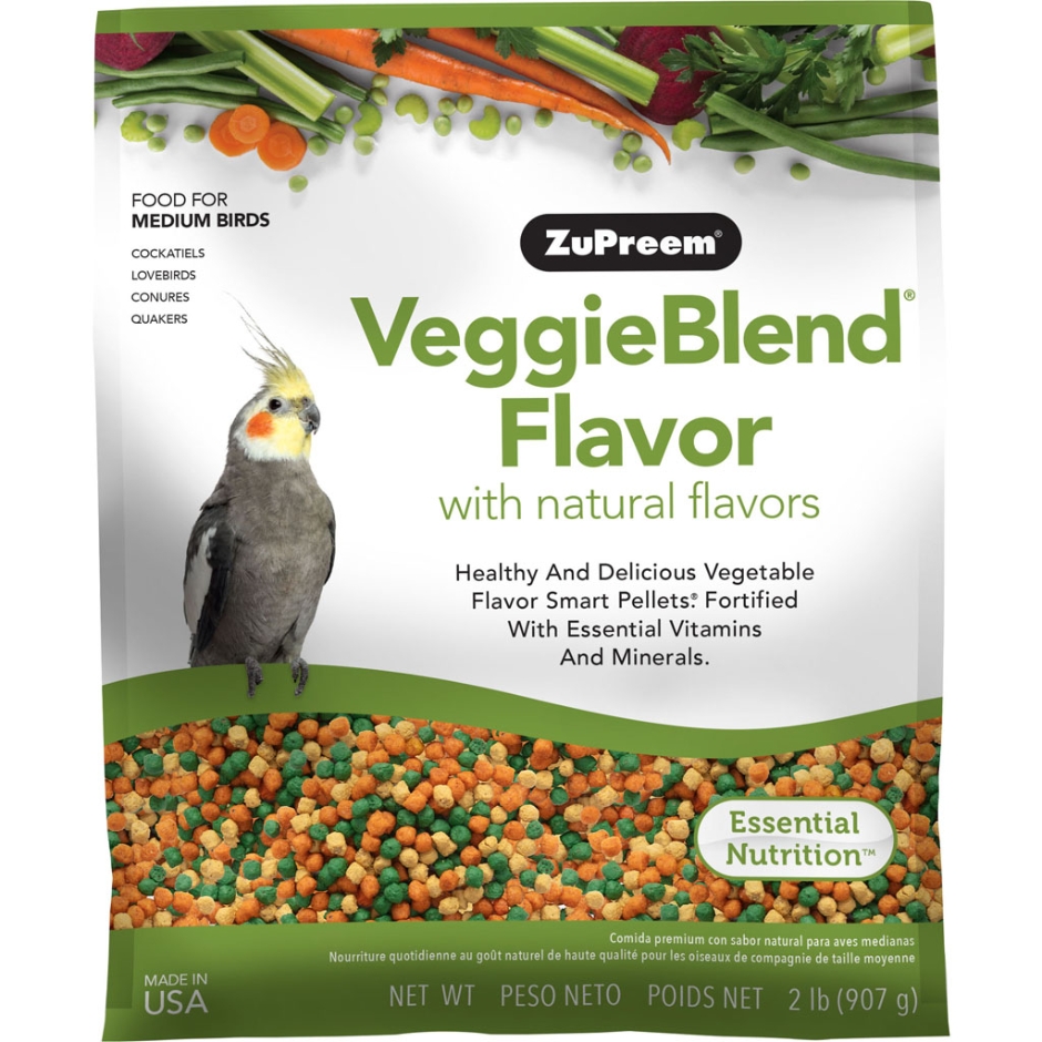 Picture of Zupreem 230013 2 lbs Veggieblend Blend Bird Food - Medium