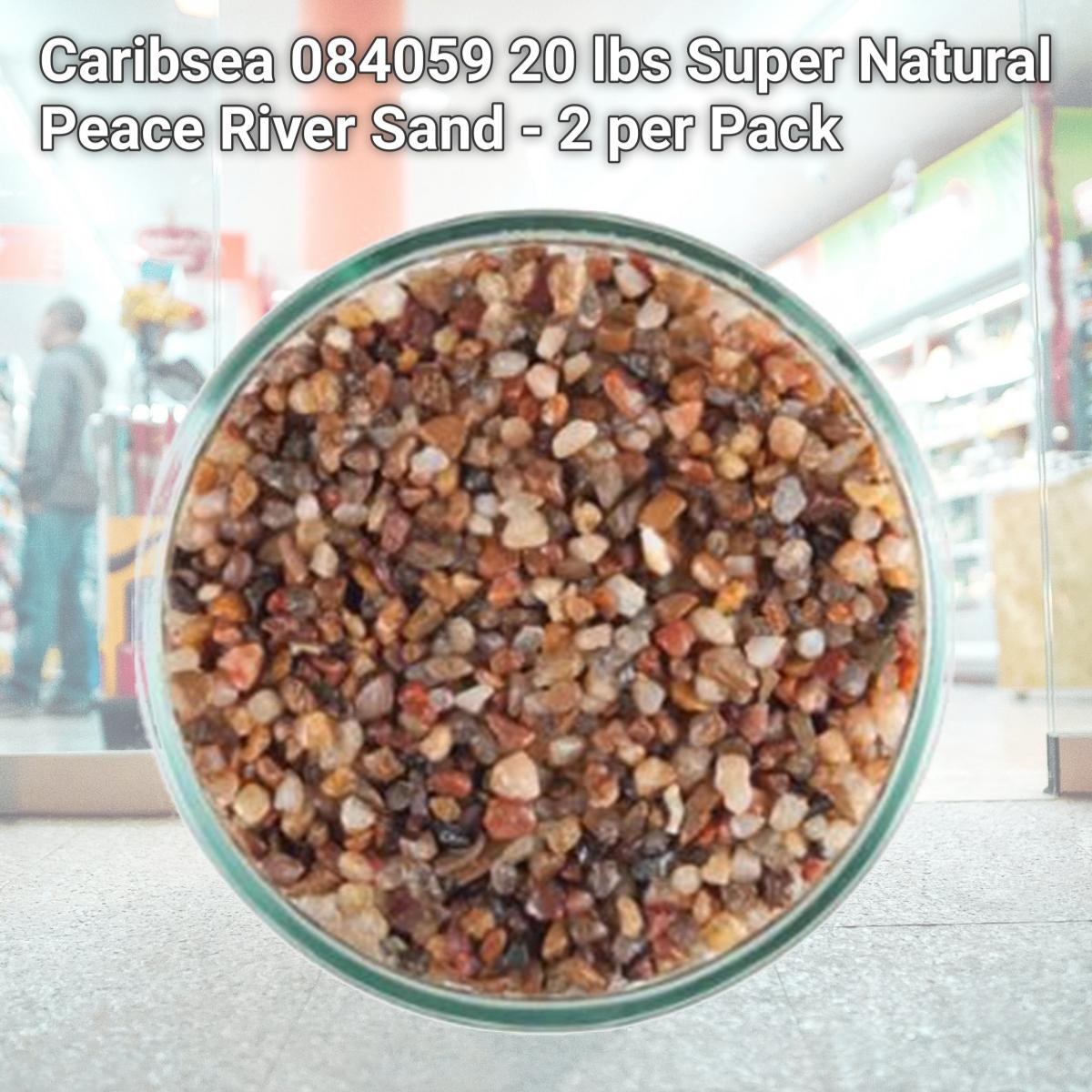 Picture of Caribsea 084059 20 lbs Super Natural Peace River Sand - 2 per Pack