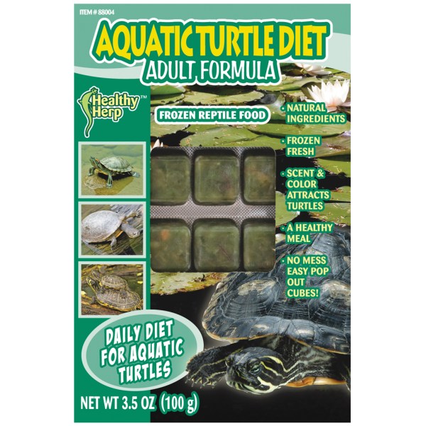 Picture of San Francisco Bay Brand 009094 3.5 oz Healthy Herp Aquatic Turtle Frozen Diet Adult Formula