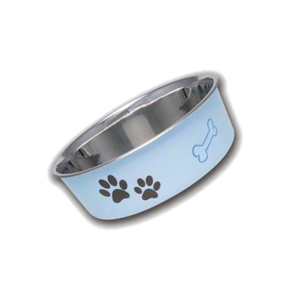 Picture of Loving Pets 430856 Bella Bowl Murano BlueSm