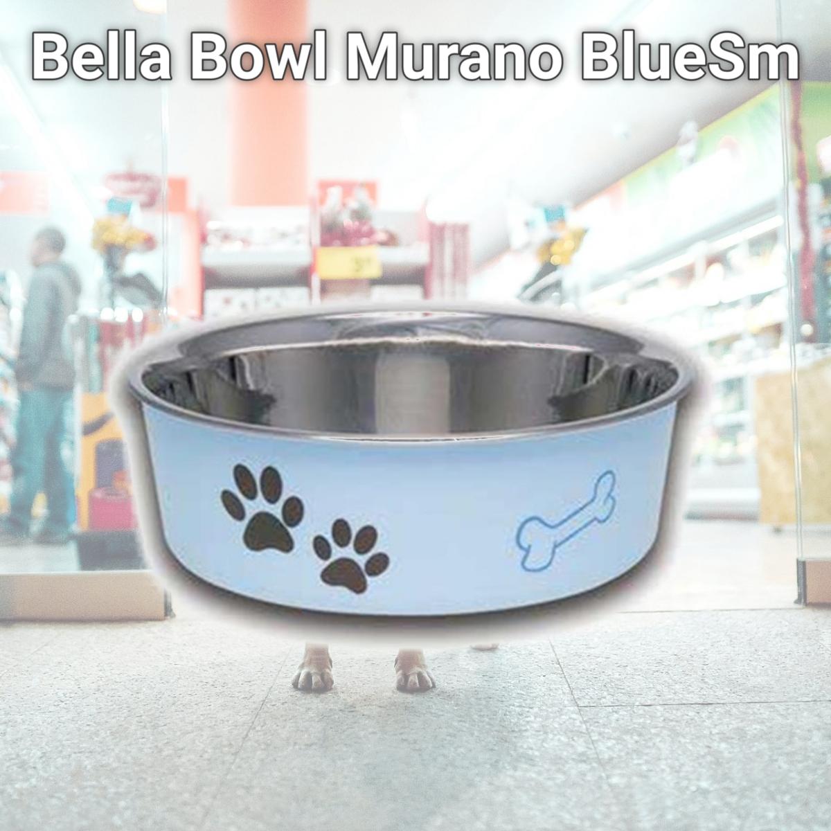 Picture of Loving Pets 430856 Bella Bowl Murano BlueSm