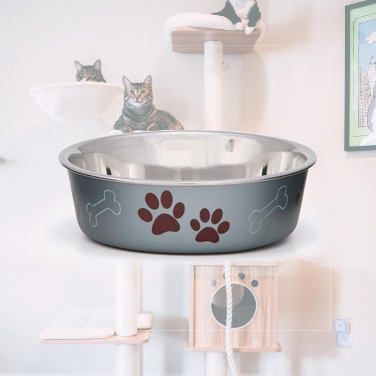 Picture of Loving Pets 430884 Met Bella Bowl Blubry Lg