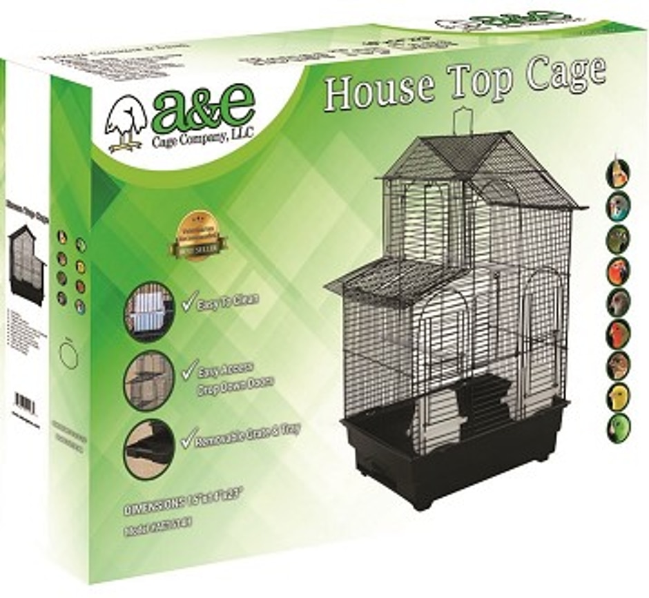Picture of A&E Cage 644133 16 x 14 in. House Top Bird Cage