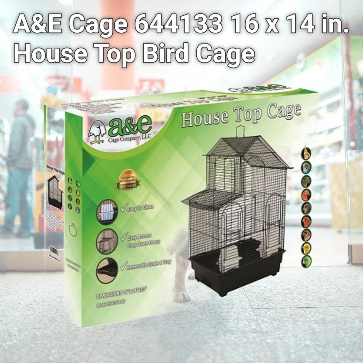 Picture of A&E Cage 644133 16 x 14 in. House Top Bird Cage
