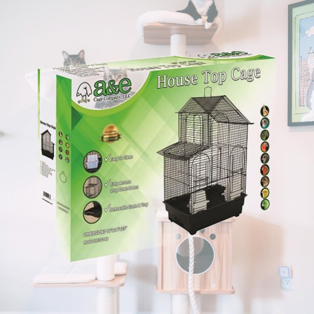 Picture of A&E Cage 644133 16 x 14 in. House Top Bird Cage