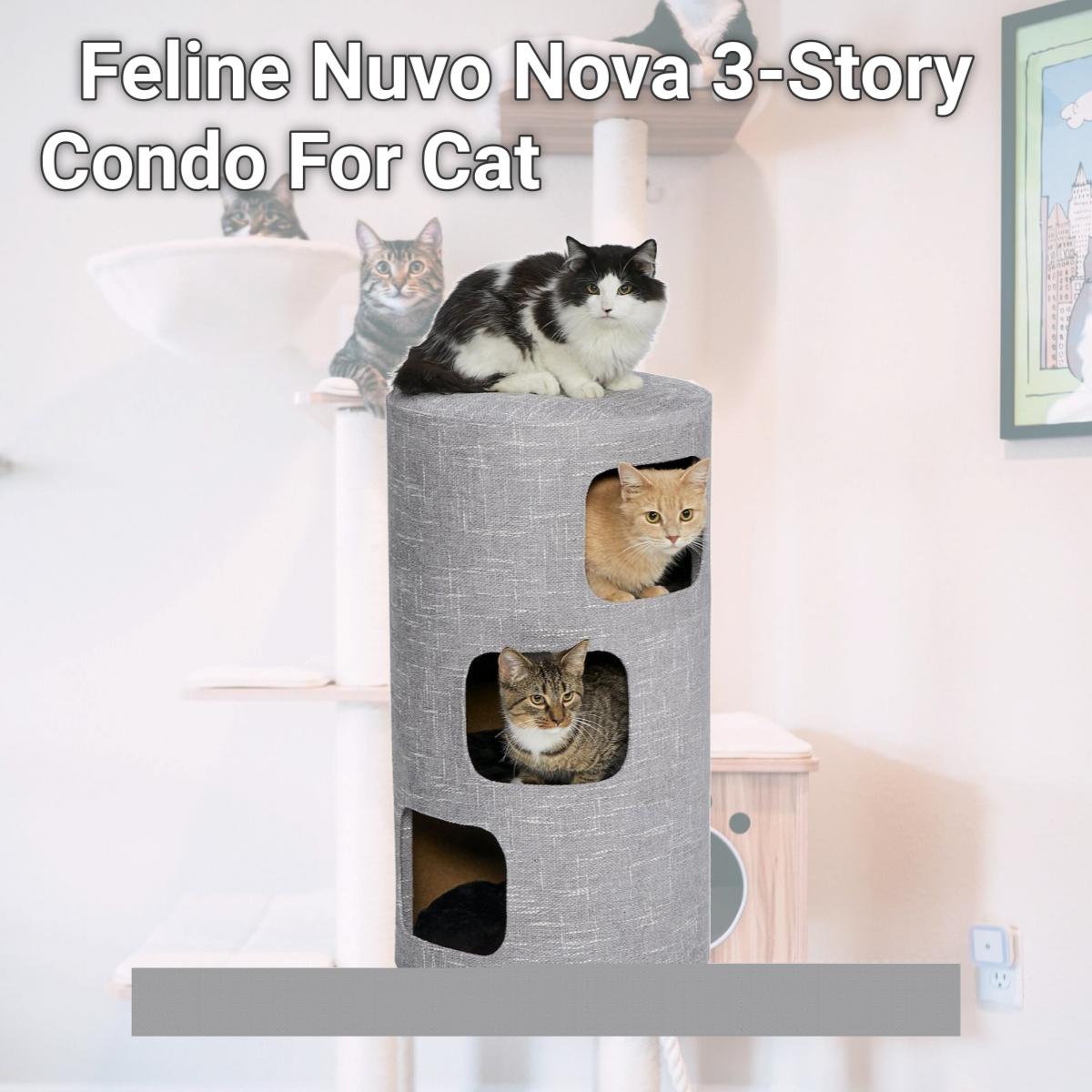 Picture of Midwest 277492 Feline Nuvo Nova 3-Story Condo For Cat