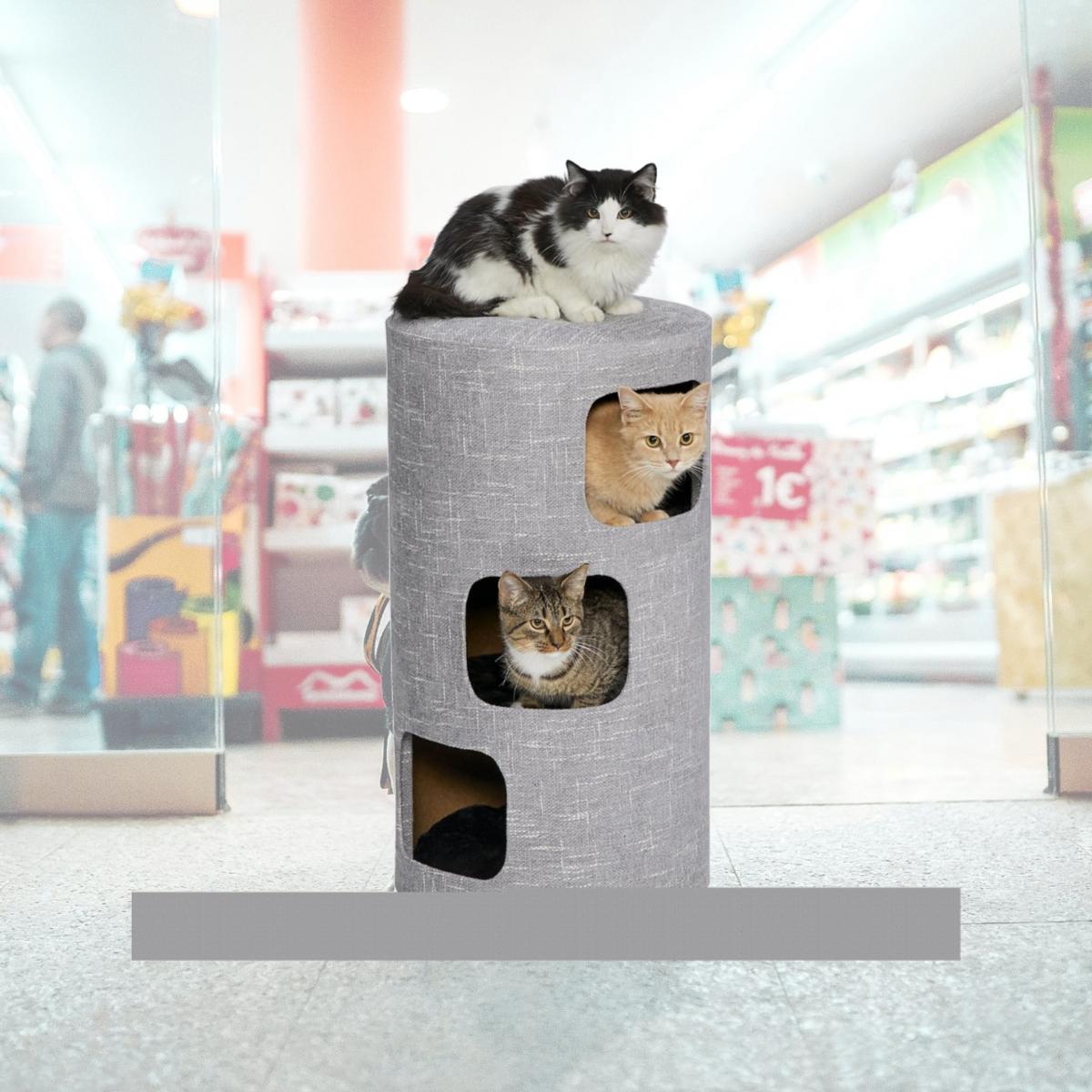 Picture of Midwest 277492 Feline Nuvo Nova 3-Story Condo For Cat