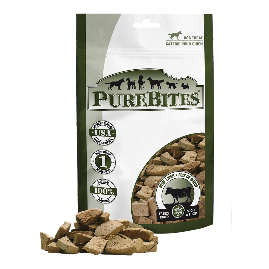 Picture of Pure Treats 789112 Bites Beef Liver Dog Treat - 44 oz