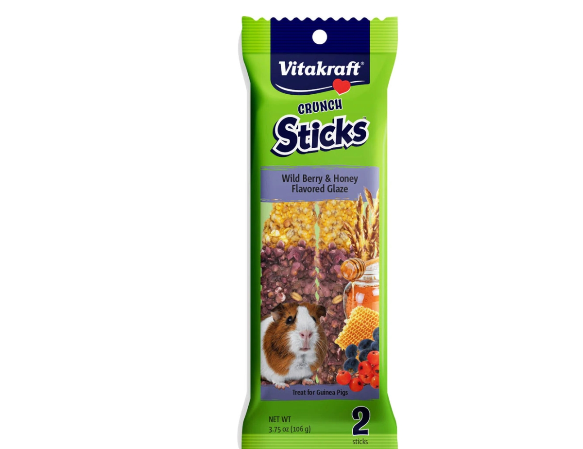 Picture of Vitakraft Sun Seed 512035 3.75 oz Wildberry & Honey Crunch Sticks for Guinea Pigs