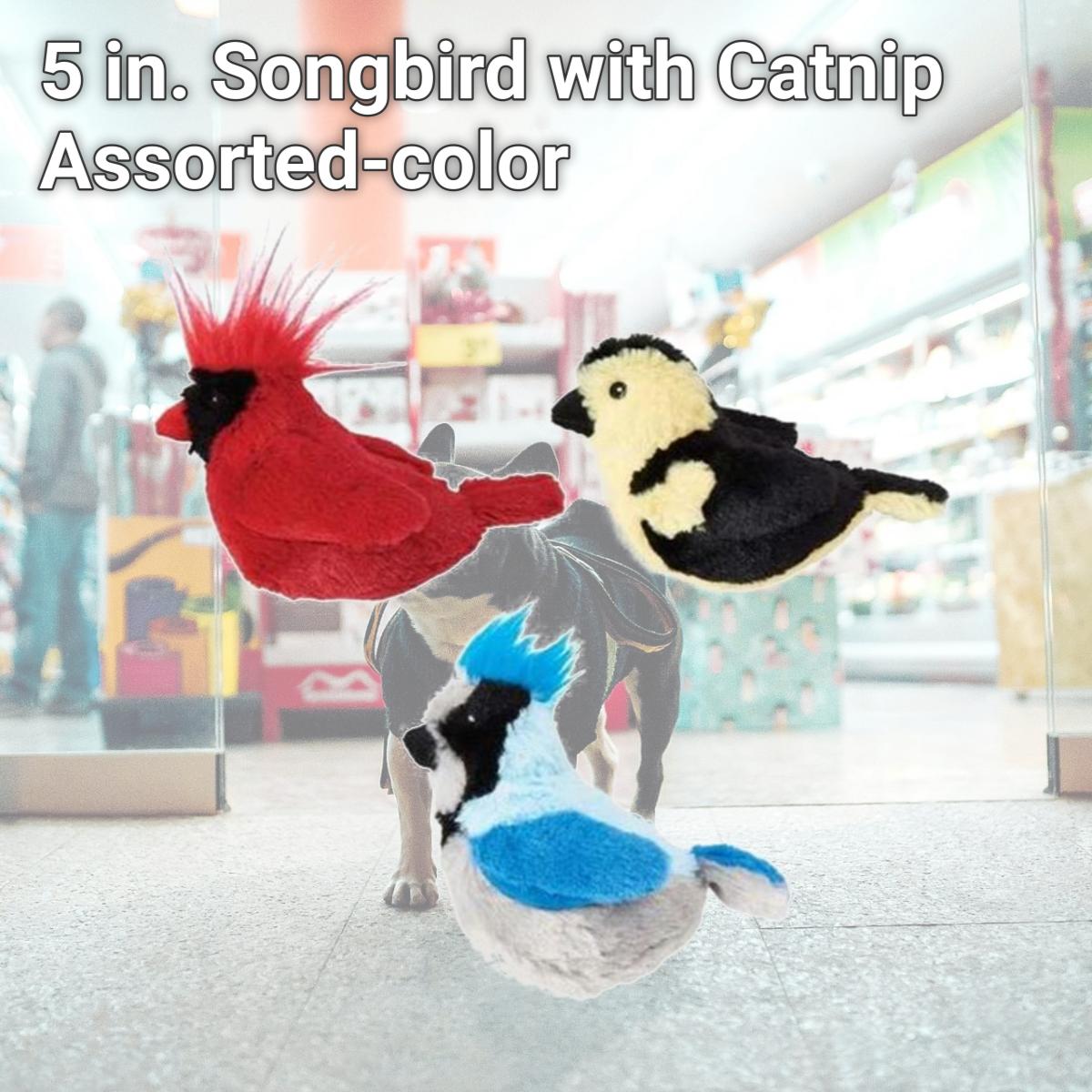 Picture of Ethical Products 774263 5 in. Songbird with Catnip, Assorted-color