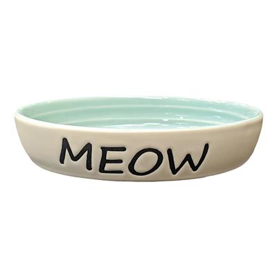 Picture of Ethical Products 774234 6 in. Meow Oval Dish, Green