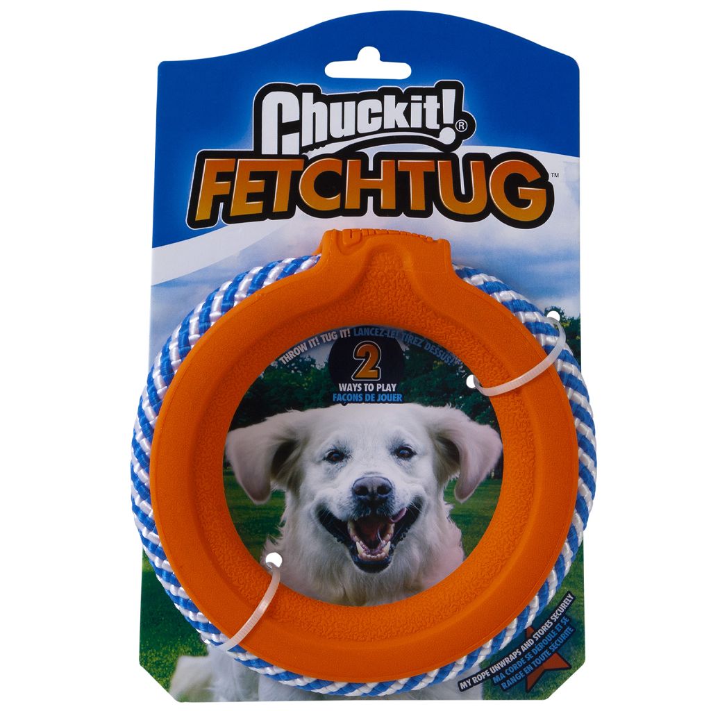 290731 Chuckit Fetch Tug Dog Toy, Orange