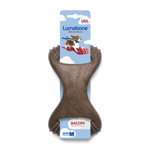 Picture of Benebone 854052 Lumabone Bacon Dental Chew Toy Reg