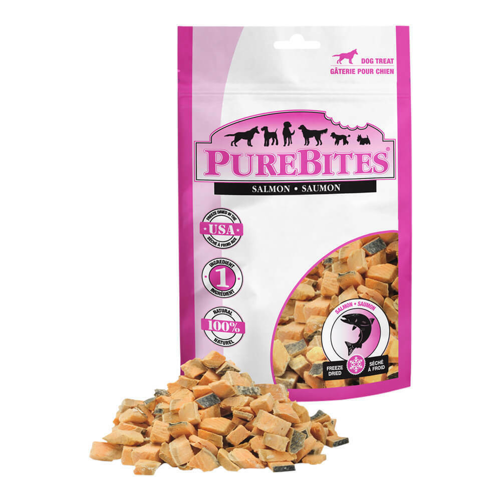Picture of Pure Treats 789124 1.16 oz Pure Bites Freeze Dried Salmon Dog Treat