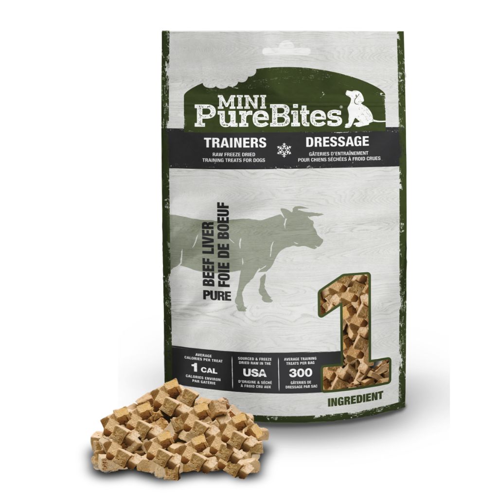 Picture of Pure Treats 789131 3 oz Pure Bites Trainer Freeze Dried Beef Liver Mini Treats for Dogs