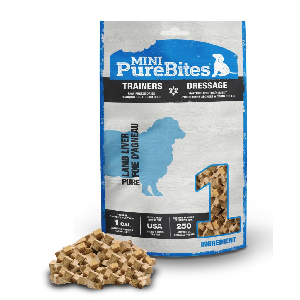 Picture of Pure Treats 789130 2.4 oz Pure Bite Raw Freeze Dried Mini-Training Treats for Dog - Lamb Breast