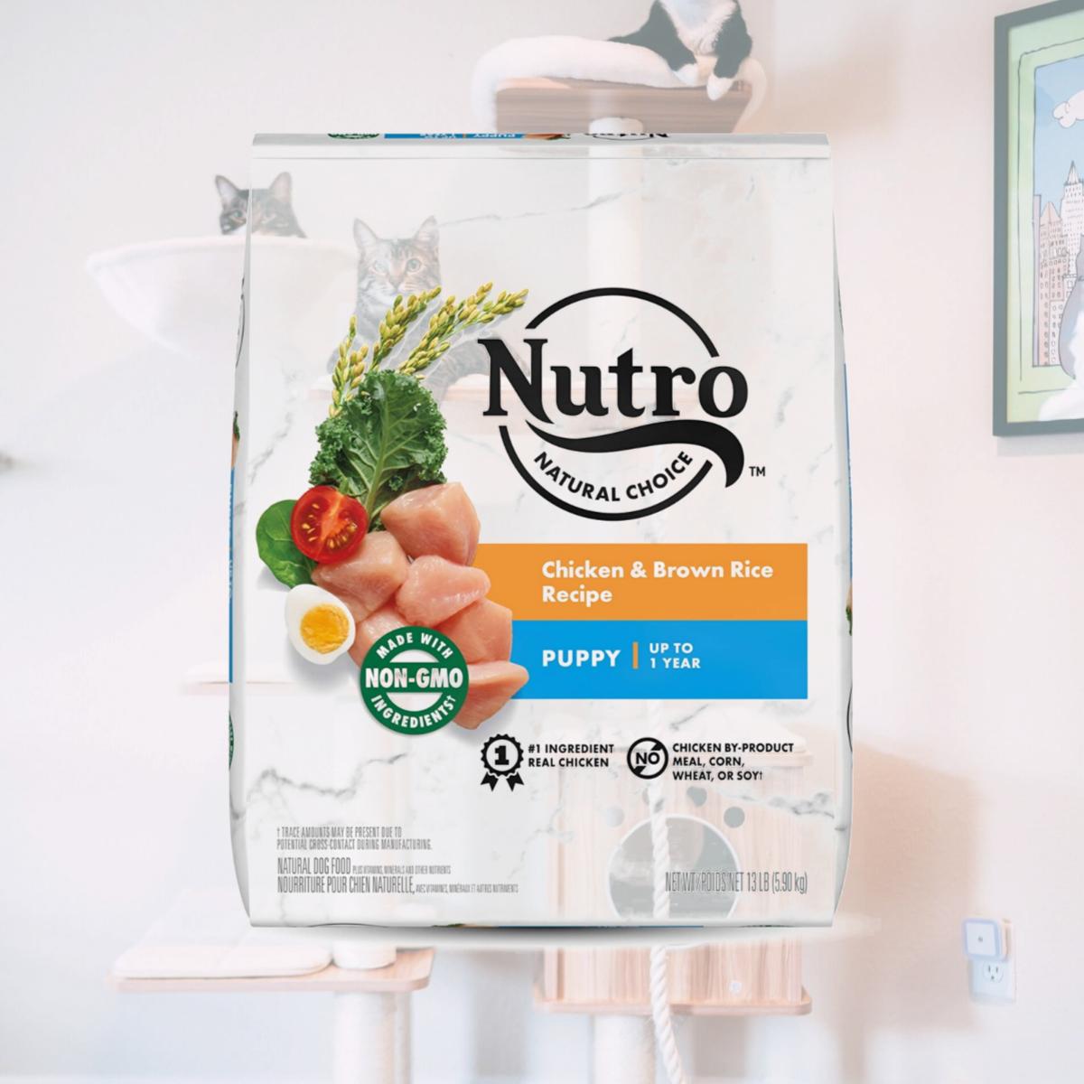 Picture of Nutro 792374 13 lbs Nutritional We Chicken & Brown Rice Recipe Puppy Dry Dog Food