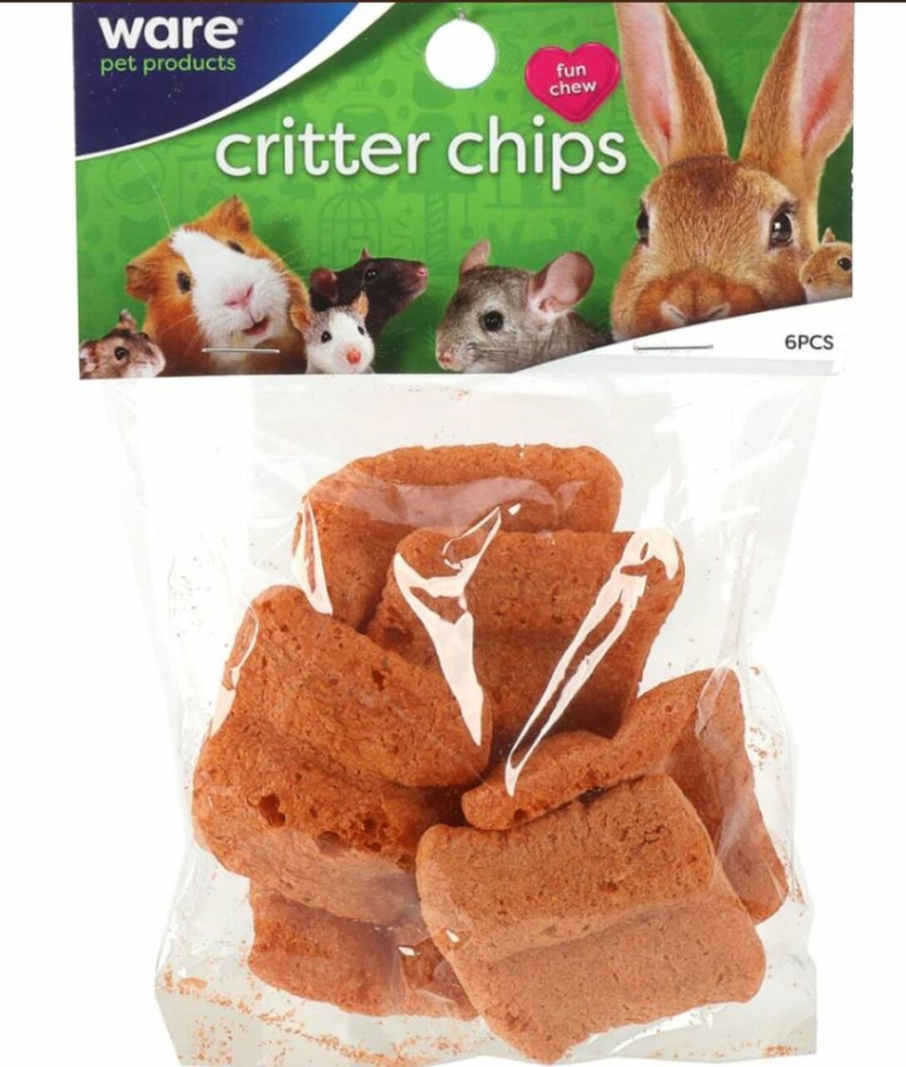 Picture of Ware Pet Product 911486 Orange Critter Chips Small Animal Chews - Pack of 6