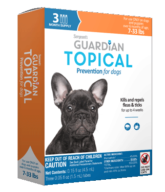 Picture of Sergeants 484256 33 lbs Guard Flea & Tick Treatment Squeeze On for Dog - 3 Count