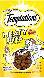 Picture of Mars Pet Care 798624 1.5 oz Temptations Meaty Bites Chicken Treats for Cat