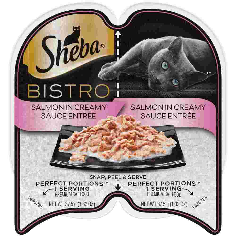 Picture of Mars Pet Care 798633 2.64 oz Perfect Portions Bistro Salmon in Creamy Sauce Wet Cat Food