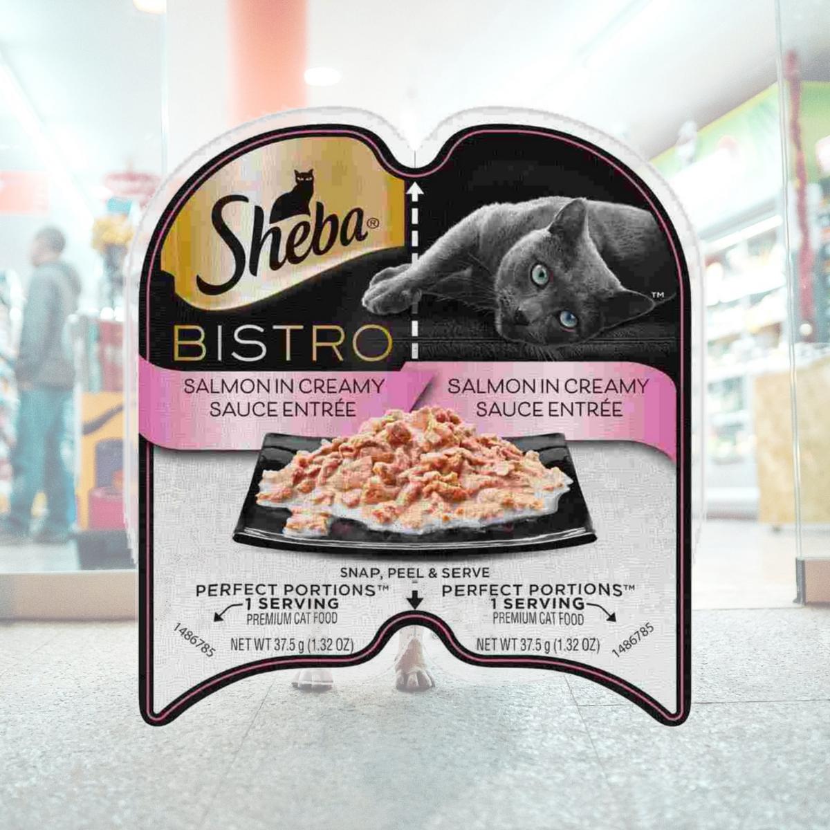 Picture of Mars Pet Care 798633 2.64 oz Perfect Portions Bistro Salmon in Creamy Sauce Wet Cat Food