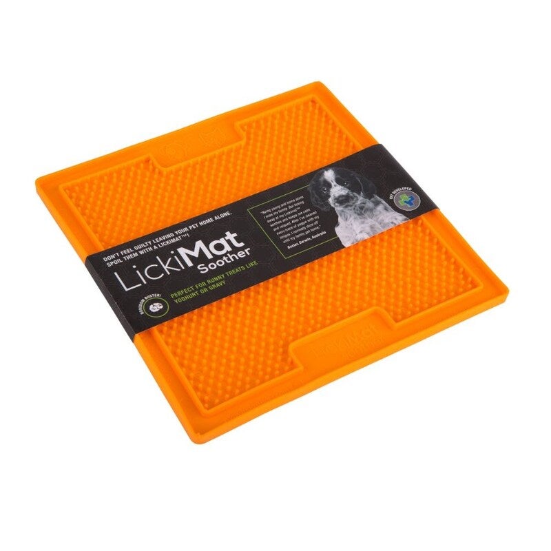 Picture of Lickimat 349302 Buddy Soother Classic Mat&#44; Orange - Pack of 12