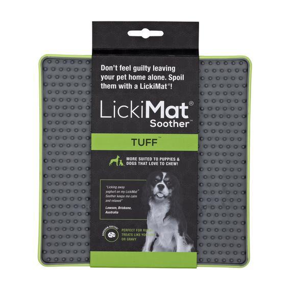 Picture of Lickimat 349307 Tuff Soother Slow Feeder Mat&#44; Green - Pack of 6