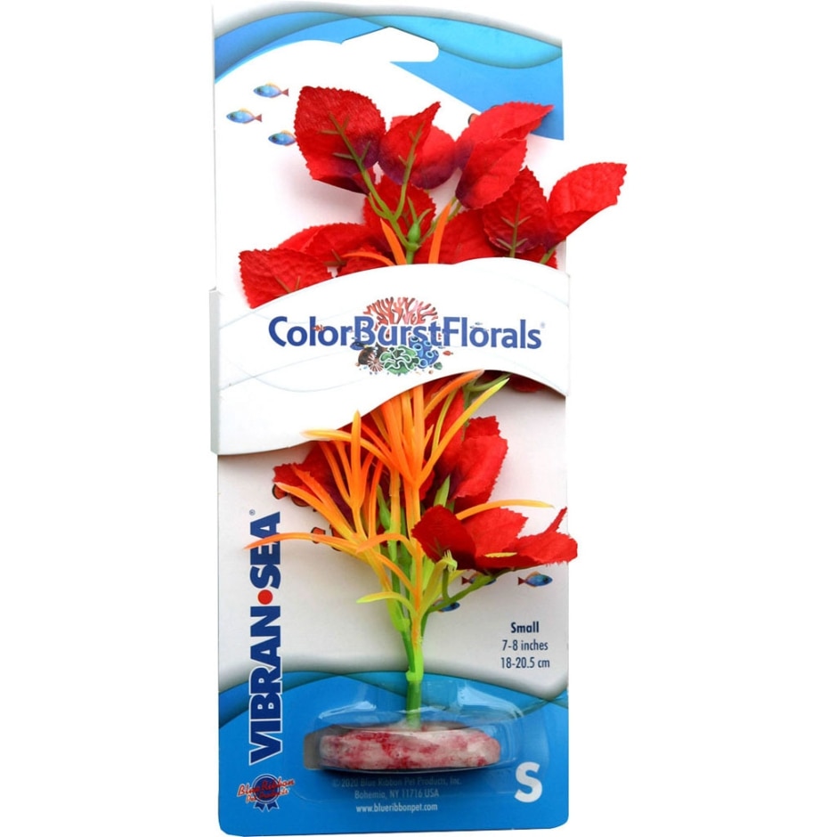 Picture of Blue Ribbon 030114 Colorburst Floral Willow Leaf Silk Style Plant - Red - Large