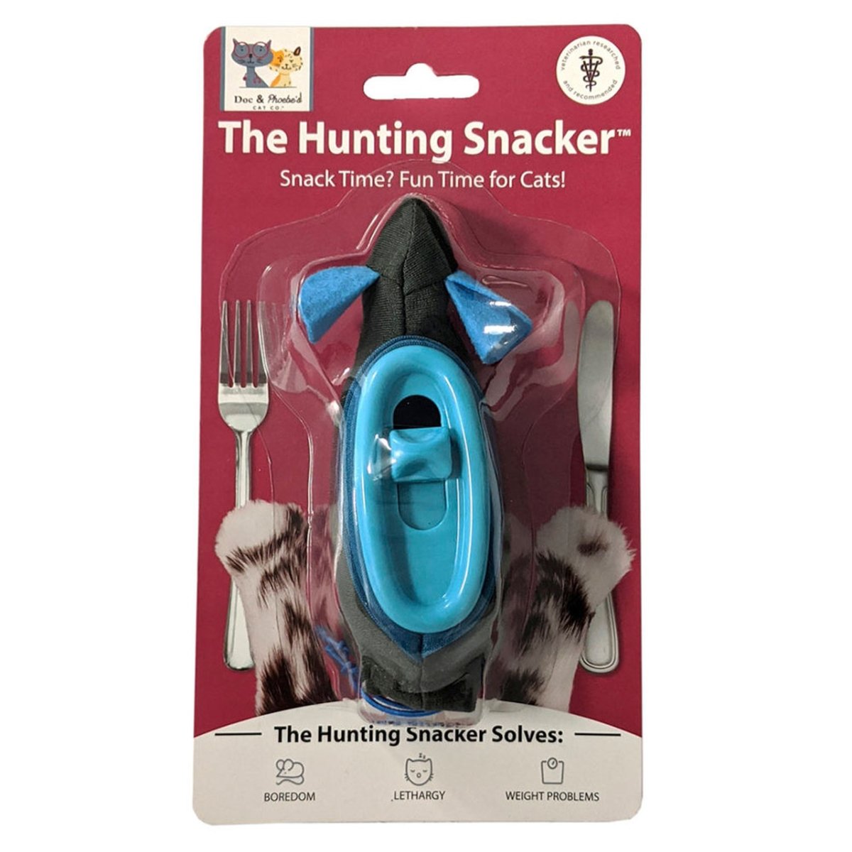Picture of Ethical Products 077462 3.5 in. Doc & Phoebes Indoor Hunting Snacker Cat Toy