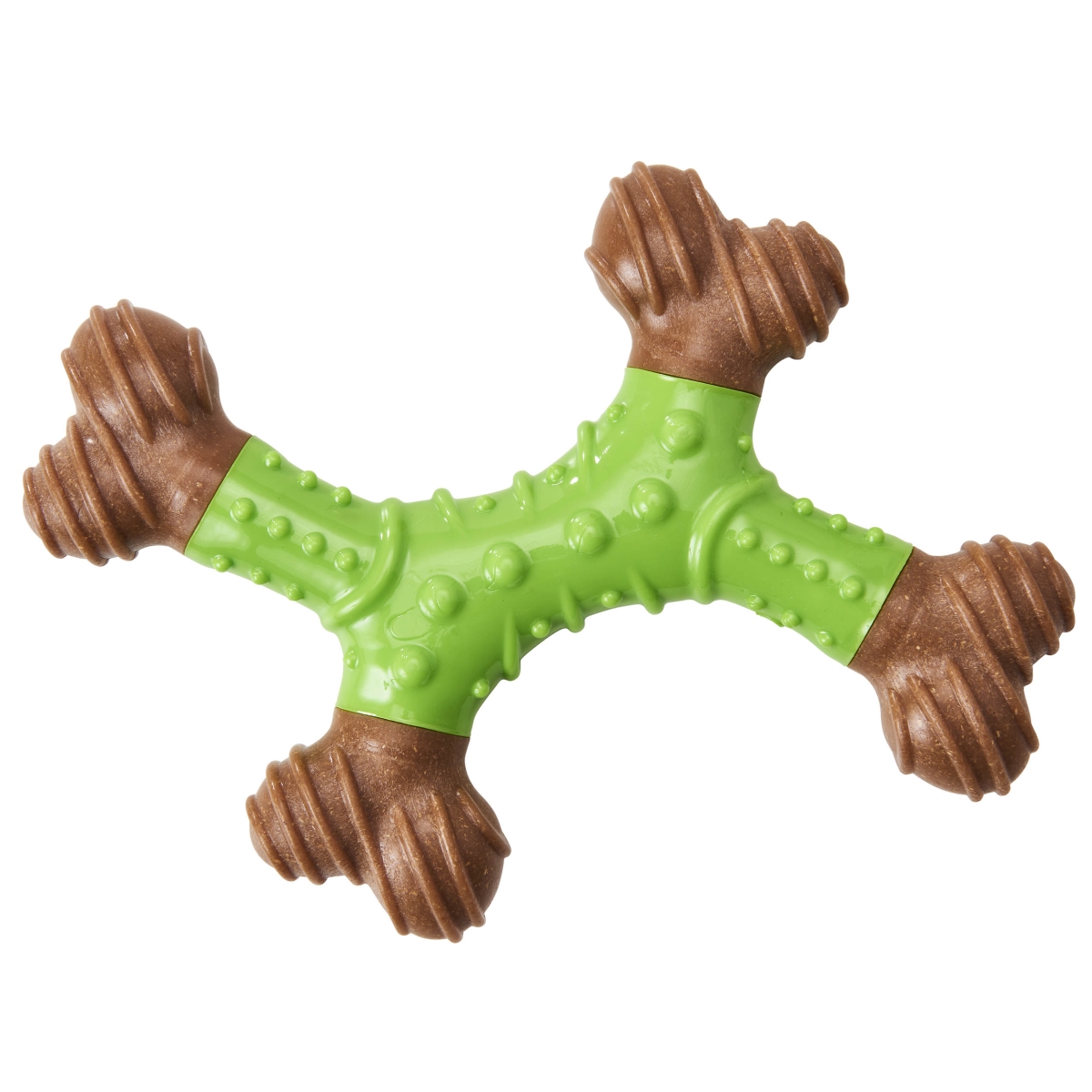 Picture of Ethical Products 77507 6 in. Bambone Apple Dental X-Bone Pet Toy