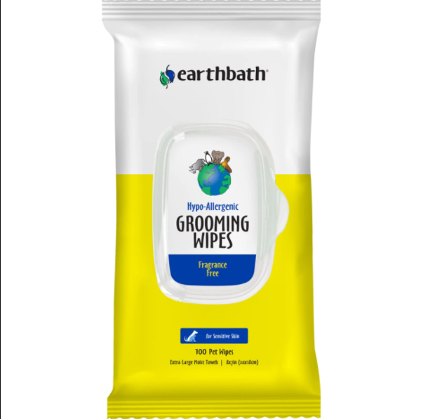Picture of Earthbath 026034 Hypoallergenic Grooming Wipes - 30 Count
