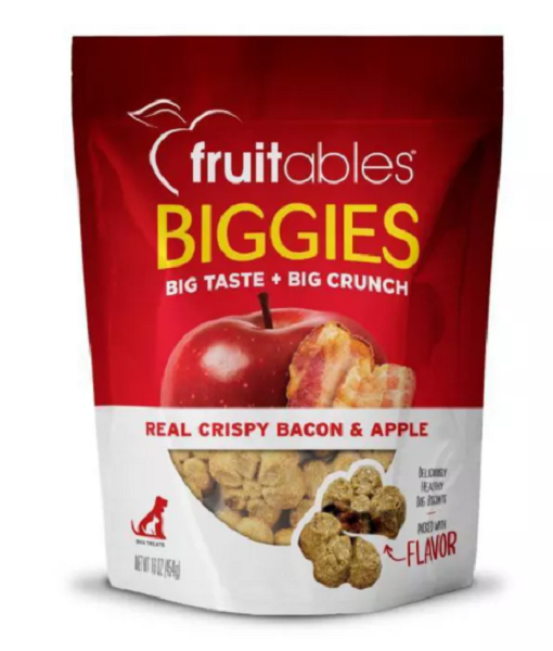 Picture of Fruitables 953095 16 oz Skinny Minis Apple & Bacon Dry Dog Treats - Case of 4