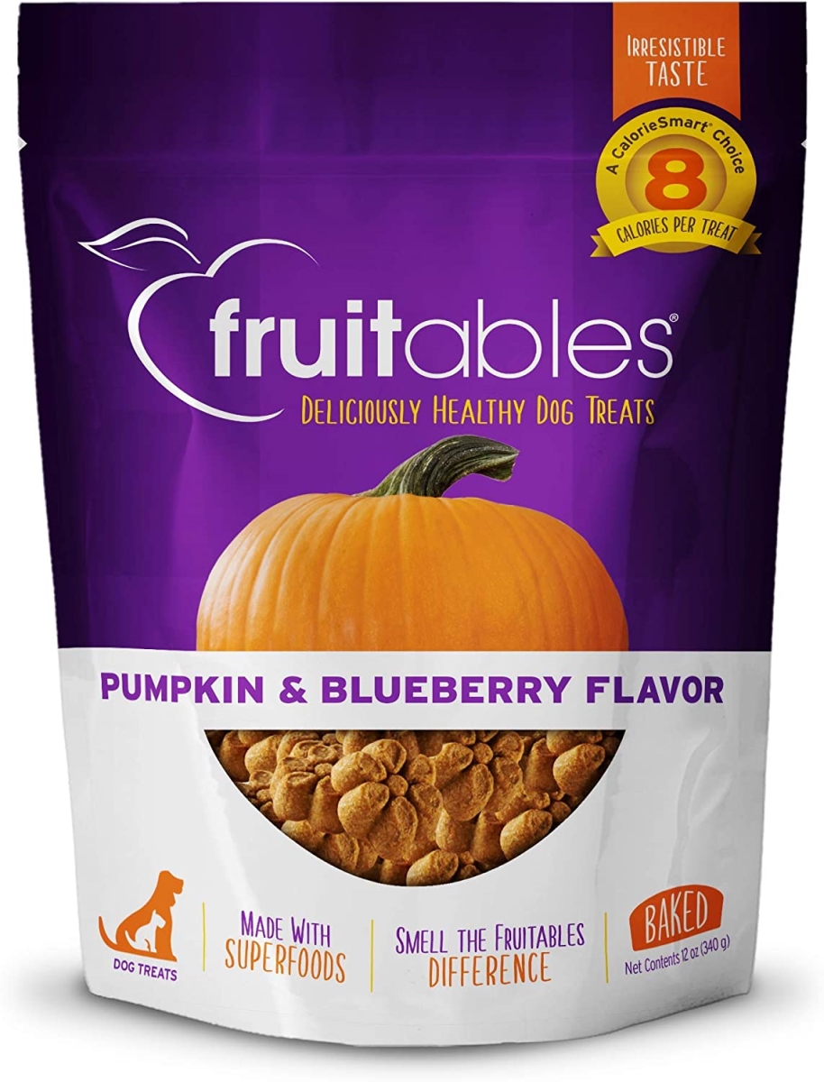 Picture of Fruitables 953101 12 oz Healthy Pumpkin & Blueberry Dog Treats&#44; Case of 8