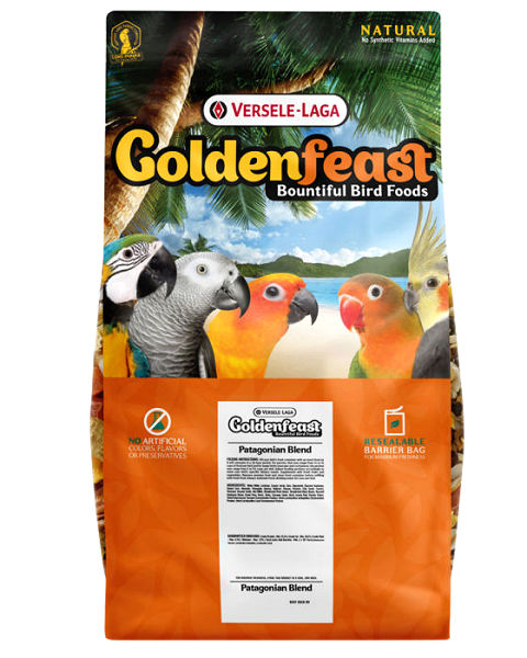 Picture of Higgins Group 466847 17.5 lbs Goldenfeast Patagonian Blend for Lovebirds & Cockatiels