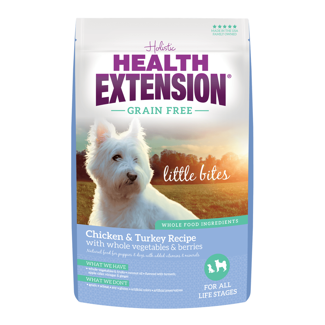 Picture of Health Extension Pet Care 587274 12 lbs Grain Free Chicken & Turkey Little Bites Recipe for Dog