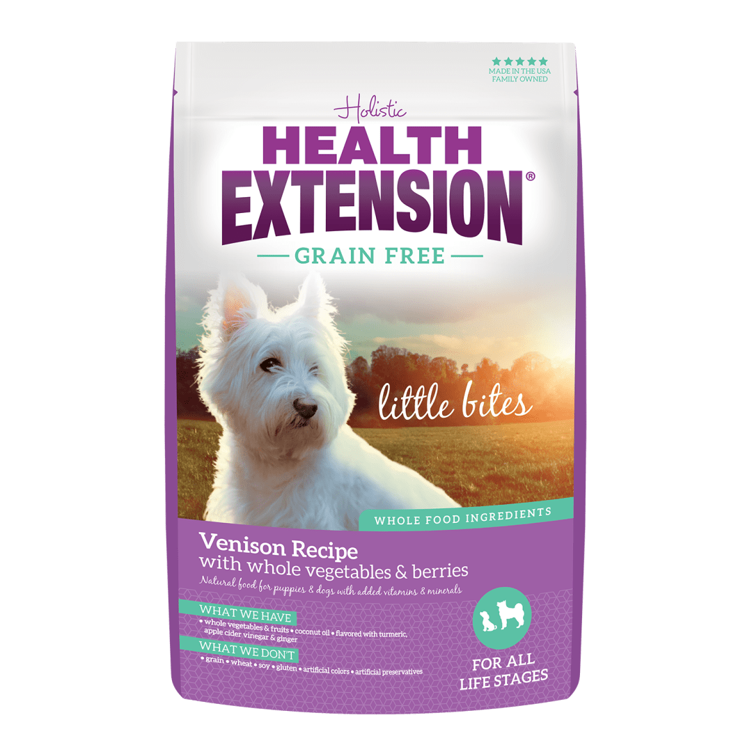 Picture of Health Extension Pet Care 587276 12 lbs Grain Free Venison Little Bites with Whole Vegetables & Berries for Dogs