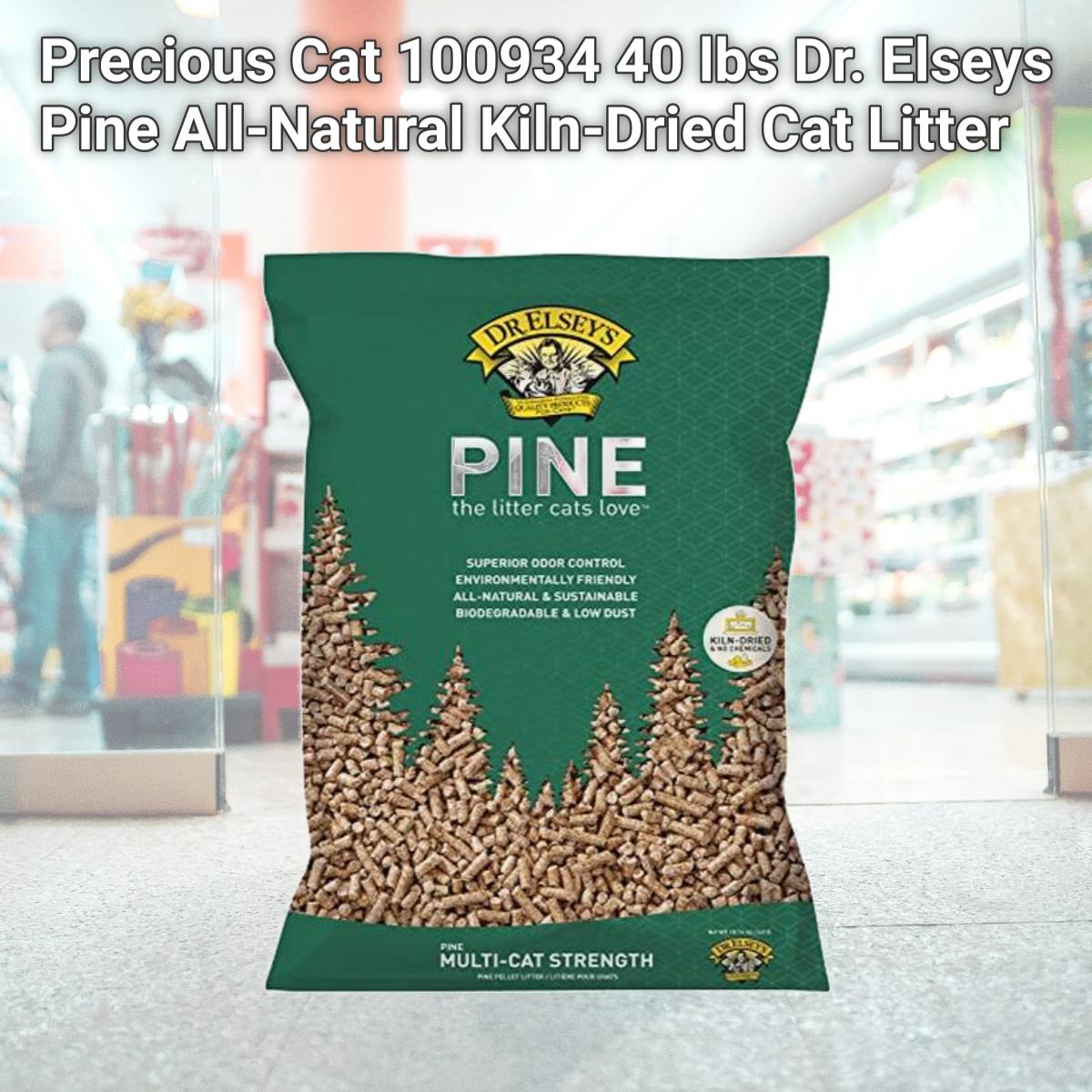 Picture of Precious Cat 100934 40 lbs Dr. Elseys Pine All-Natural Kiln-Dried Cat Litter