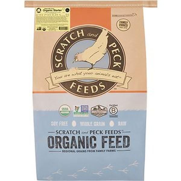 Picture of Scratch & Peck Feeds 092004 40 lbs Starter Mash Organic Chicken & Duck Feed
