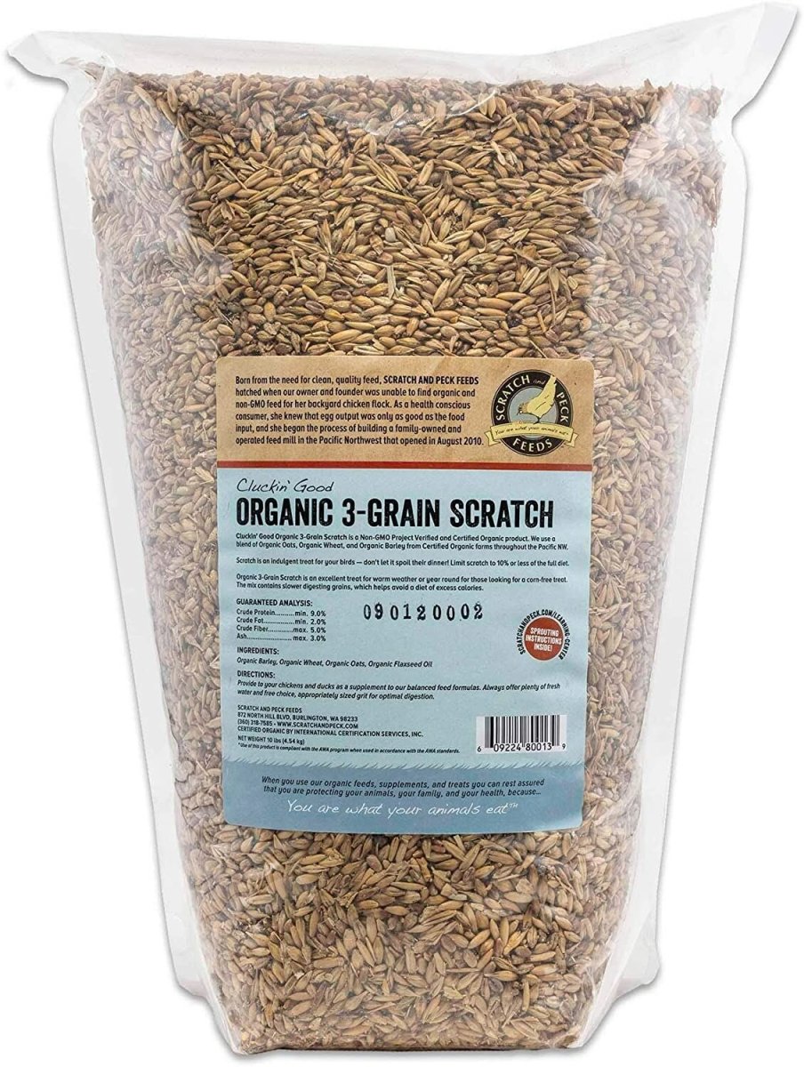 Picture of Scratch & Peck Feeds 092012 10 lbs Organic Grain Chicken Feed - 3 Count