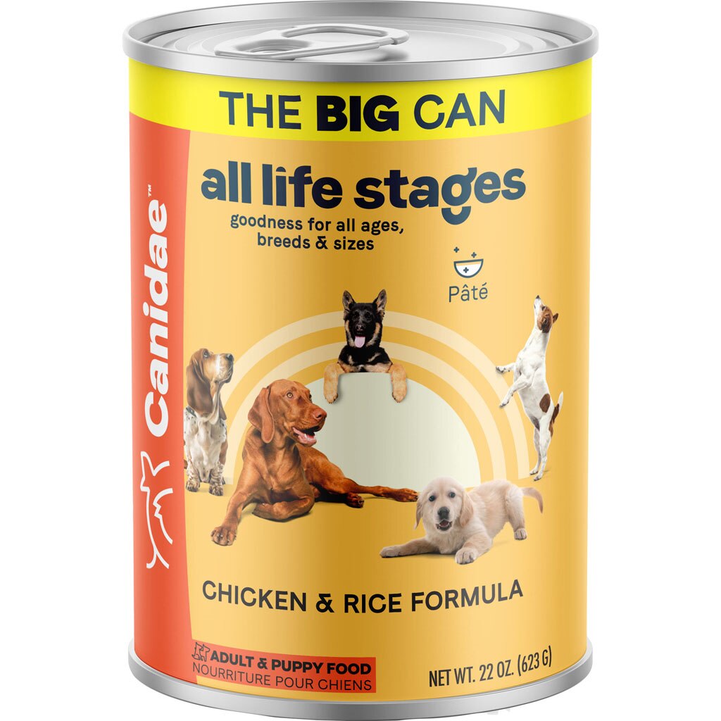 Picture of Canidae 102754 22 oz All Life Stages the Big Can Chicken & Rice Dog Food - 12 Count