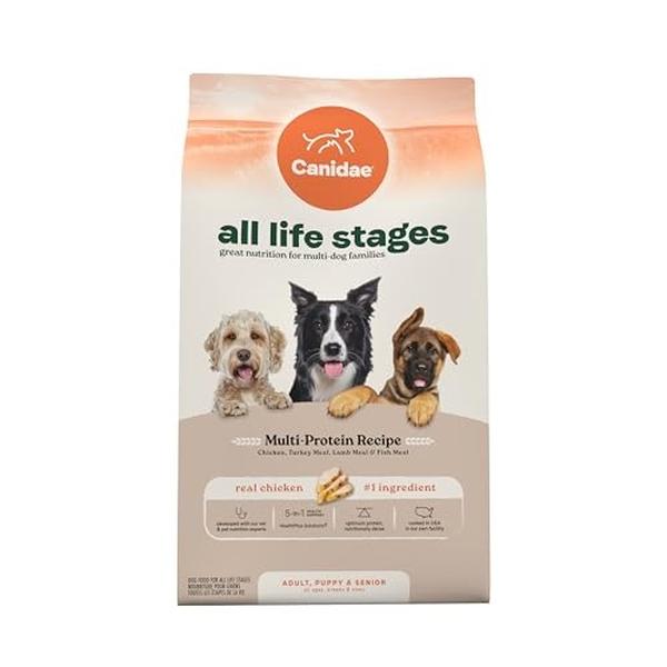 Picture of Canidae 103974 5 lbs All Life Stages Multi-Protein Recipe with Meat High Protein Premium Dry Dog Food - 6 Count