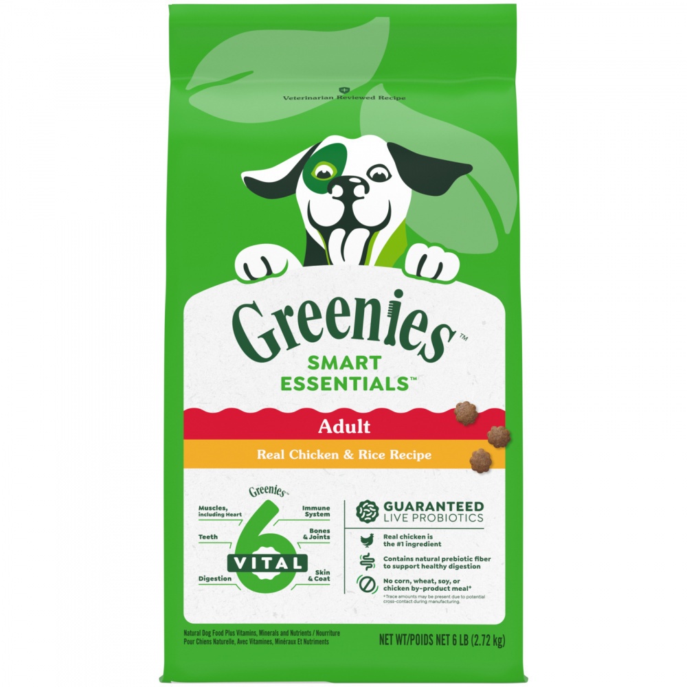 Picture of Greenies 101678 15 lbs Smart Essentials High Protein Real Chicken & Rice Recipe Adult Dry Dog Food