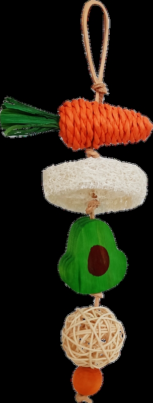 Picture of A&E Cage 103105 Nibbles Garden Kabob Small Animal Chew Toy
