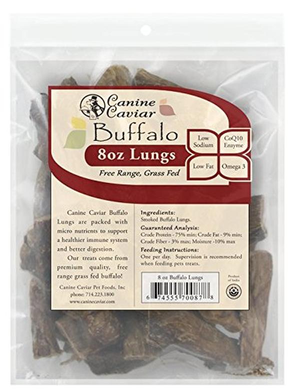 Picture of Canine Caviar Pet Foods 745041 1 lbs Buffalo Lungs Dog Treat