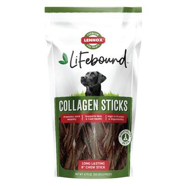 Picture of Rawhide Express 105390 6 in. Lifebound Dog Collagen Sticks - 5 Count