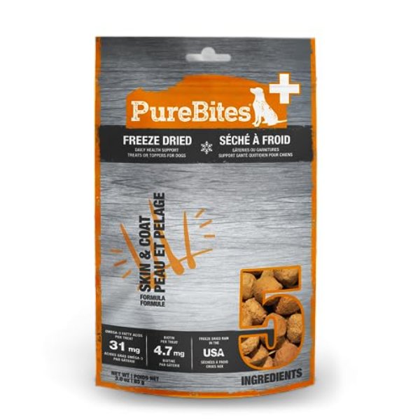 Picture of Pure Treats 100828 3 oz Skin & Coat Freeze Dried Dog Treat