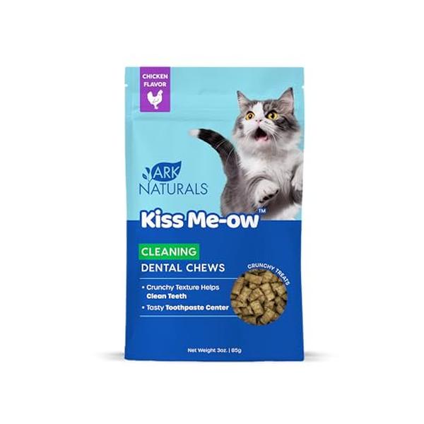 Picture of Antelope 103403 3 oz Ark Naturals Kiss Me-Ow Cleaning Chicken Dental Chews for Cats