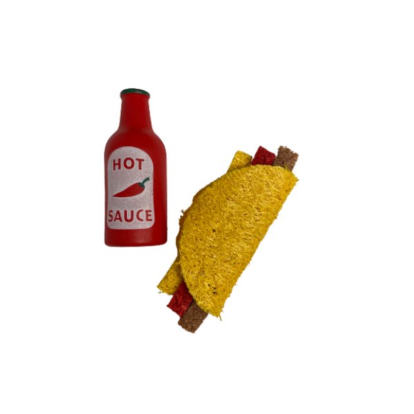 Picture of A&E Cage 103119 Nibbles Spicy Taco Small Animal Chew Toy