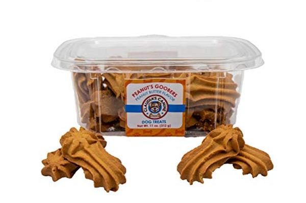 Picture of Claudias Canine Bakery 102698 10 oz Peanut Butter Goobers Dog Treat - 9 Count